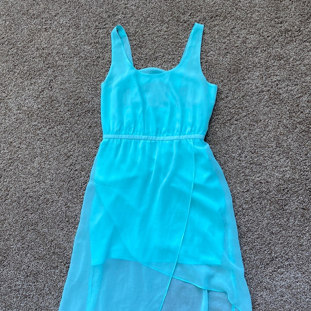 Sea foam green dress